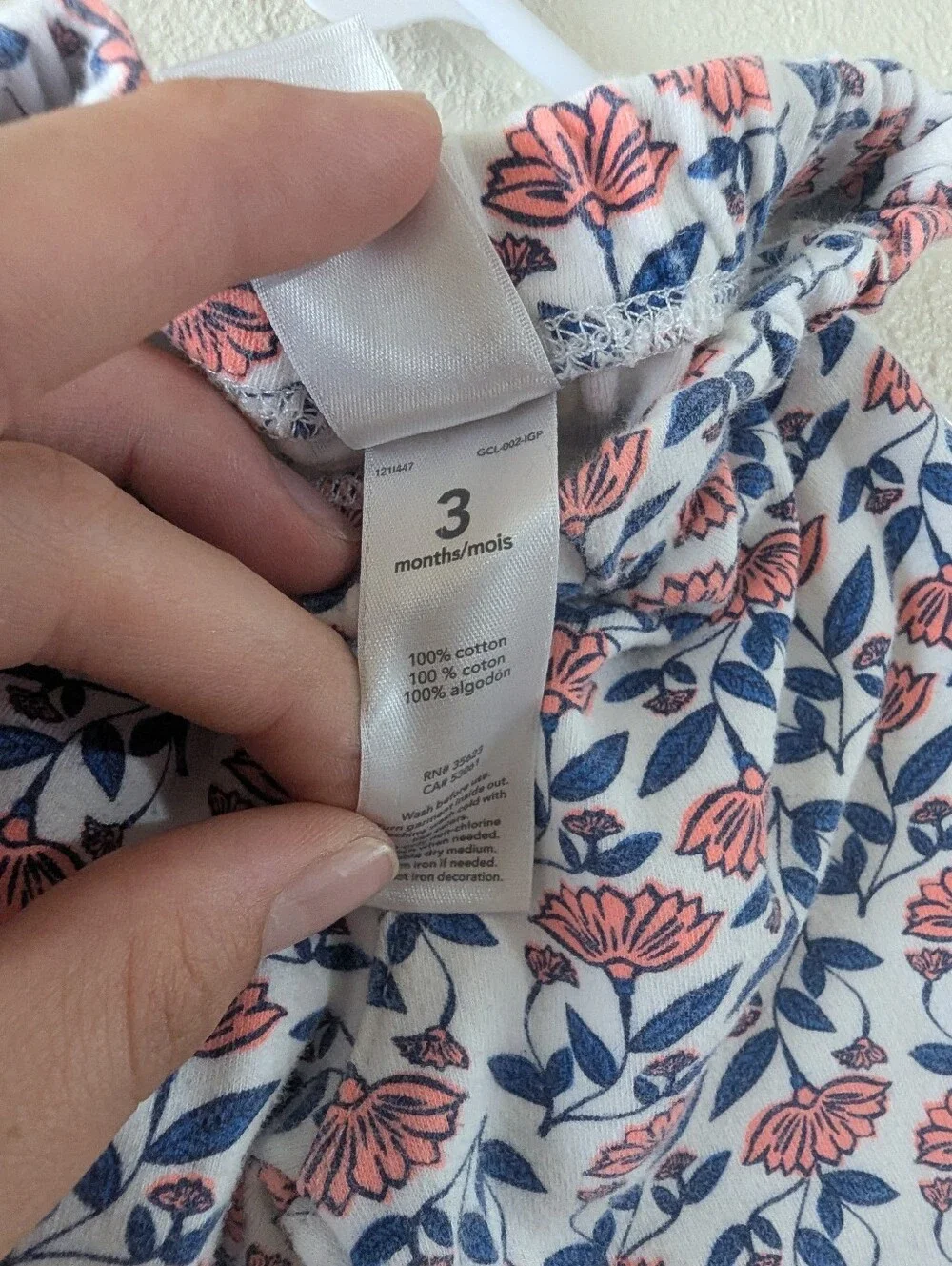 Cotton Floral Baby Pants
